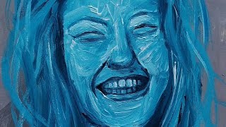 Expressive Acrylic Painting Female Portrait | Art | Lesson