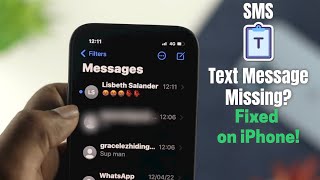 Text Messages Missing on iPhone? - Fixed Disappeared SMS From Inbox!