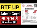 BTE UP admit Card