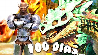 SOBREVIVÍ 100 DÍAS en ARK: CRYSTAL ISLES (HARDCORE)