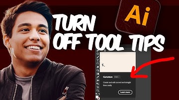 Illustrator Pro 2024 Tutorial: Turn Off Show Rich Tool Tips
