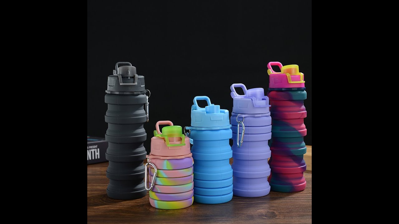 Collapsible Water Bottle Foldable Water Bottle Silicone Water