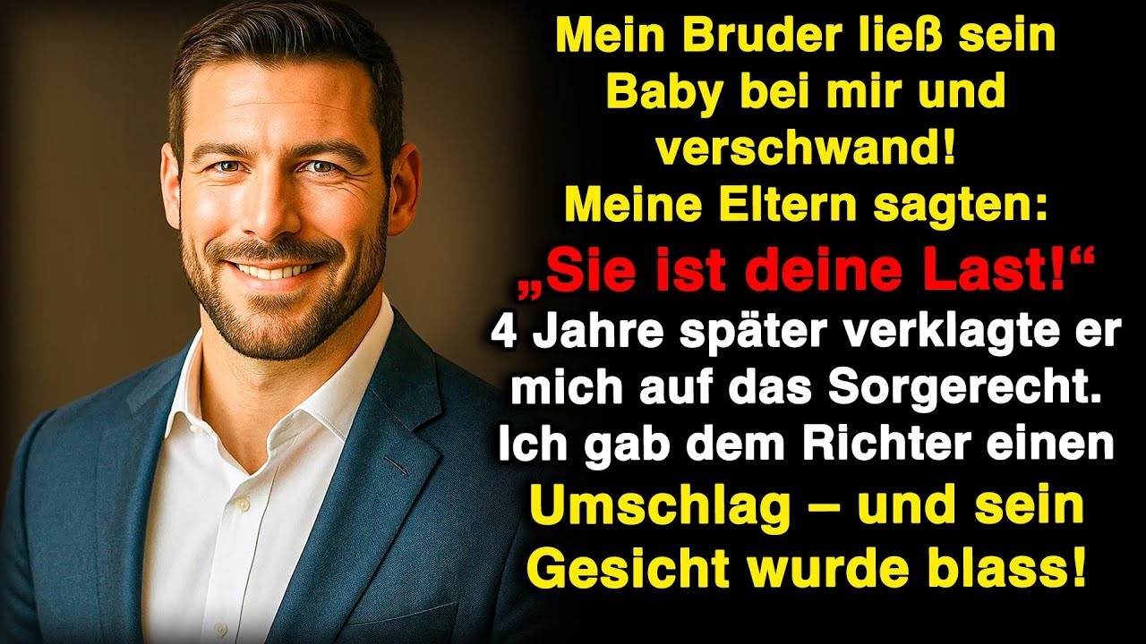 Er ließ sein Baby bei mir zurück und verschwand! Jahre später zog er mich vor Gericht! Dann ...