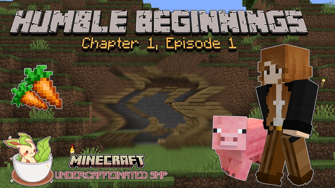 UnderCaffeinated SMP Chapter 1 Episode 1 - Humble Beginnings - YouTube