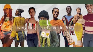 everything I crocheted in 2023