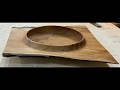 Woodturning wood wet or green square bowl, tournage sur bois bol carré noyer cendré vert