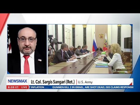 27 MAR 22 Interview of LTC Sargis Sangari, NewsMaxTV, Special Ukraine Coverage w/Bianca de la Garza