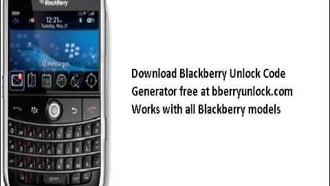 unlock a blackberry curve 8320
