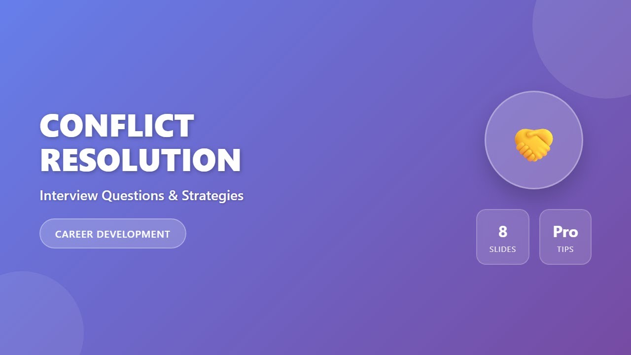 Conflict Resolution Interview Questions: Master Workplace Harmony ...