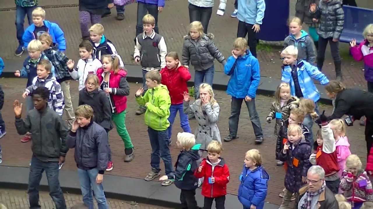 Flashmob Hallo Wereld