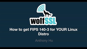 How to get FIPS 140-3 for YOUR Linux Distro
