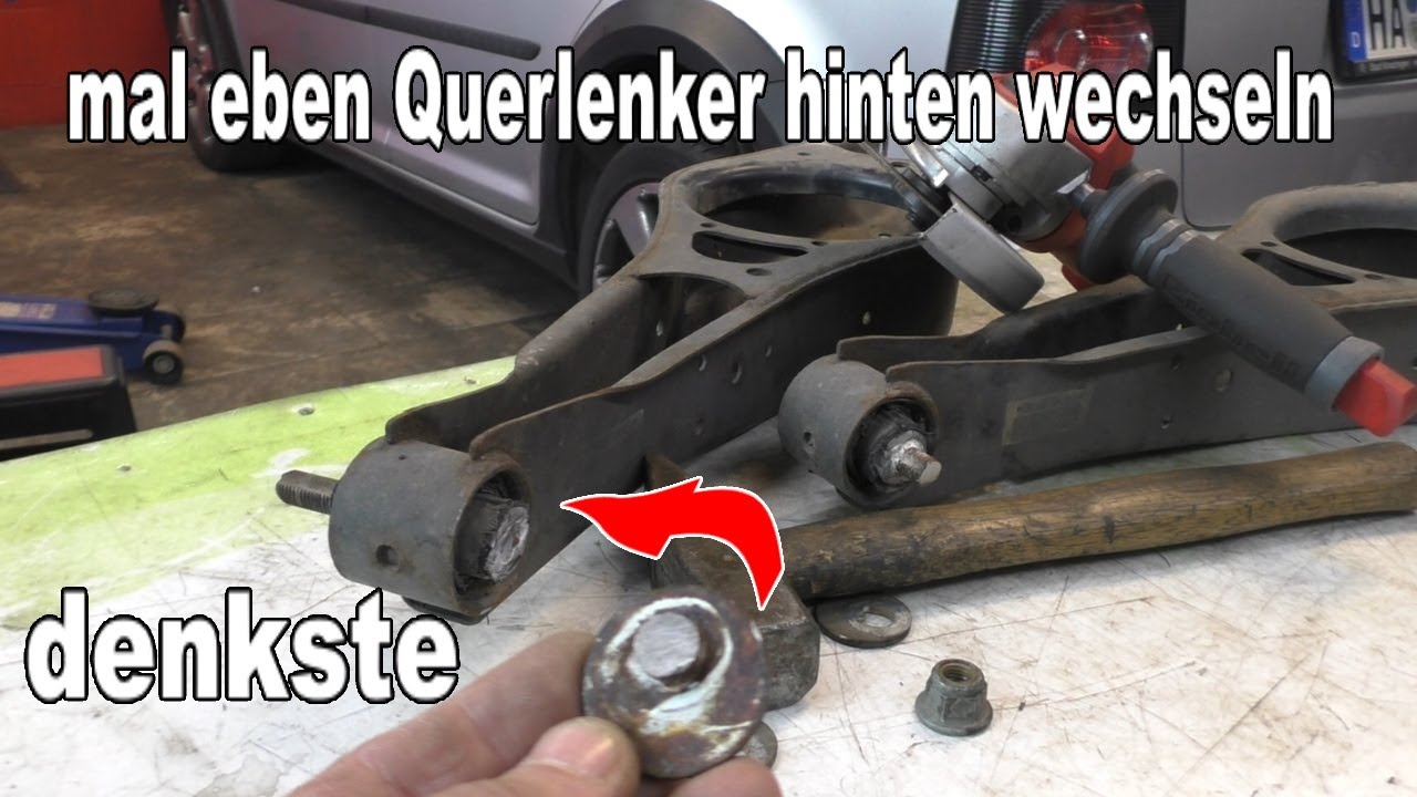 VW Federlenker hinten wechseln mal eben 