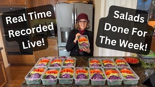 Live session...  Building this weeks salads, with Tami Kramer  Nutmeg Notebook