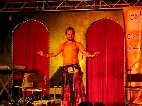 Tribal fusion bellydancer Eliran Amar at "ya salam...