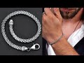 925 silver steampunk bracelet for men, goth jewelry gifts | Emmanuela®