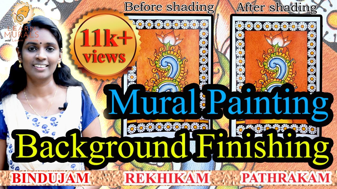 Background finishing in Mural Painting explained - with English Subtitles -  YouTube