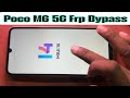 Poco M6 5G Frp Bypass || Google Account Bypass || Gmail Account Bypass #smartmobiletech