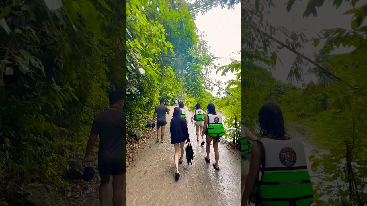 Kawasan Falls - #waterfall #cebu #travel #adventure #tour #rainyday #nature #viralshort #philippines