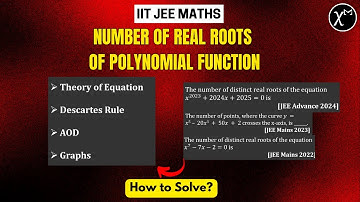 How to find Number of Roots of a Polynomial Equation| AOD and Descartes Rule of Sign