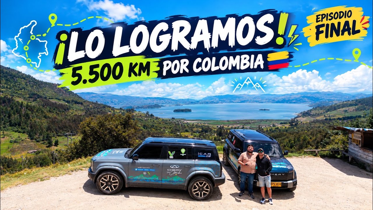 Viaje eléctrico por Colombia | ¡5.500 km después, lo logramos! – Episodio FINAL 8⚡🇨🇴