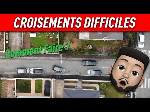 Croisement Difficiles : Intersection compliquée, Ilots de Voiture, Danger dans un Sens Unique Limité