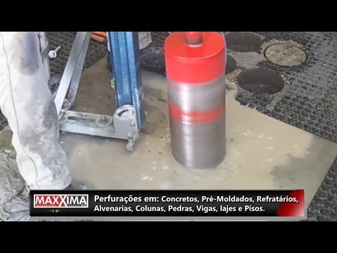 Vídeo: Perfuração De Concreto Com Brocas Diamantadas: Perfuração A Seco De Orifícios Em Paredes, Diâmetros 110 E Outros, Perfuração Em Grés Porcelânico E Outros Materiais, Restauração De 