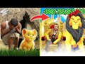 Growing Smallest LION X FRANKLIN Into Biggest LION X FRANKLIN In GTA 5 SIMBA THE LION KING PART 2 