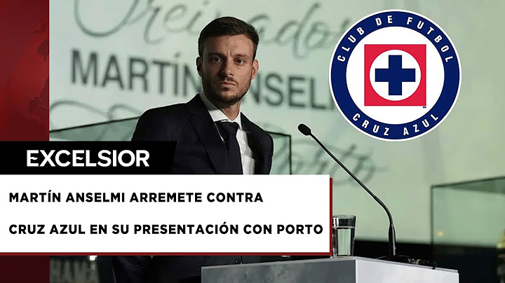Martín Anselmi arremete contra Cruz Azul en su presentación con Porto