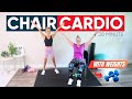Chair Cardio and Weights Workout | 20 Min Seated Exercise for Everyone