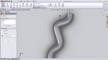 22- SolidWorks Beginner TUTORIAL: CURVE PATTERN