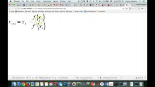 HW04 Newton Raphson Method