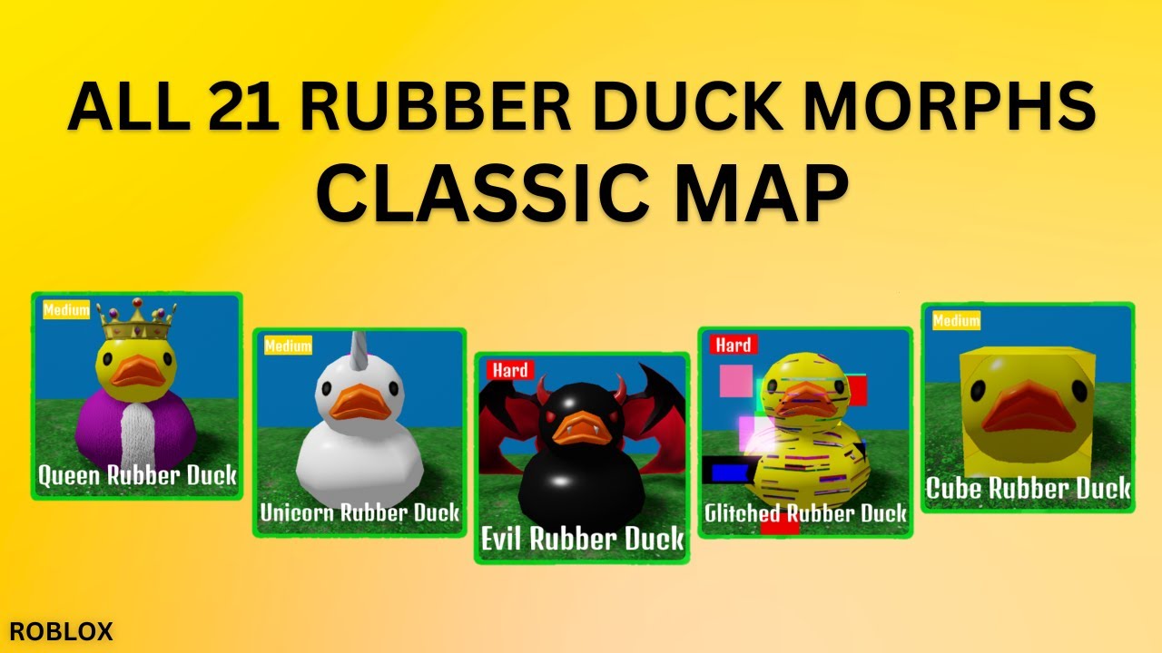Vlek landen begaan How To Find All 21 Rubber Ducks | Candy Land Map | Roblox Find The Rubber  Duck Morphs - YouTube