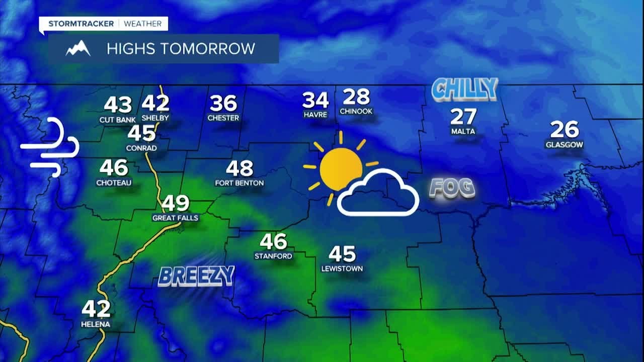 Decreasing clouds and warmer temperatures on Friday - YouTube