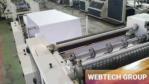 A4 REAM MAKING MACHINE WITH AUTO COLLECTION CONVEYOR BY WEBTECH GROUP