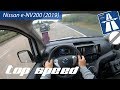 Nissan e-NV200 (2019) on German Autobahn - POV Top Speed Drive