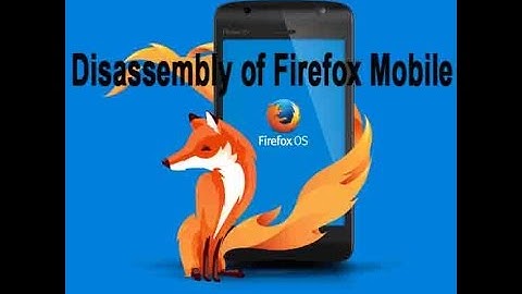 Disassembly of Firefox OS Mobile (Intex Cloud FX)