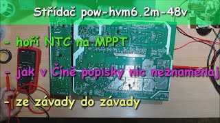 Ze závady do závady | Neoprava střídače pow-hvm6.2m-48v