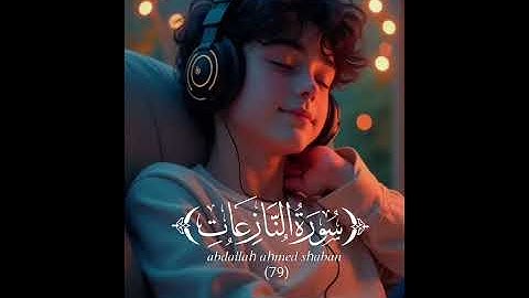 سورة النازعات للقارئ عبد الله أحمد شعبان بتلاوة خاشعة ،القرآن شفاء للروح❤️‍🩹🎧