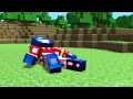 Minecraft: Optimus Prime vs Megatron