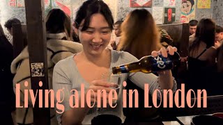 Living alone in London l gym motivation, working in office, london bagel, weekend in my life vlog,