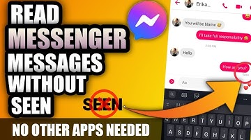 HOW TO READ FACEBOOK MESSENGER MESSAGES WITHOUT SEEN | 3 WAYS