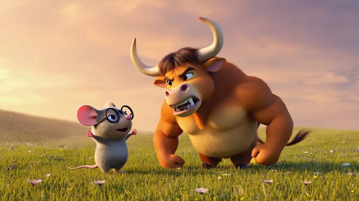 The Mouse and The Bull 🐭🐮 | Adorable Song About Being Brave! 🎵 (Nursery Rhyme + Kid Songs)