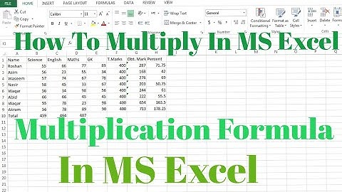 How To Use Multiplication Formula in Excel | How to Multiply in Microsoft Excel | Multiply Cells
