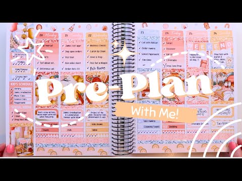 Pre-Plan with Me! Freeze Dried Ants?! (Boho Celebration Printable)