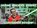 Is This The PERFECT Sabine Wren Lightsaber? 🟢 89 Sabers Review