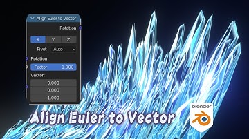 [Tut] Align Euler to Vector Node Explained - Blender Geometry Nodes 3.0 Field