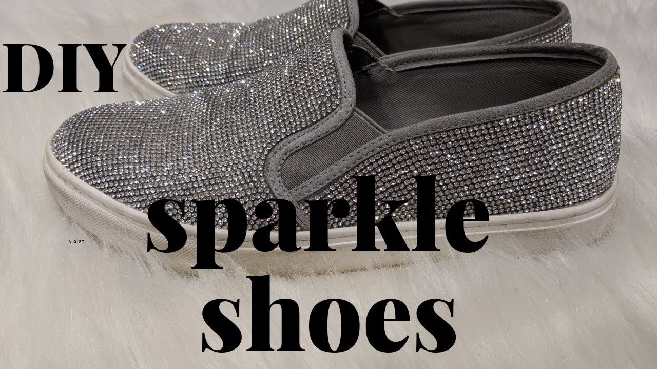 DIY Sparkle Shoes...STEVE MADDEN inspired - YouTube