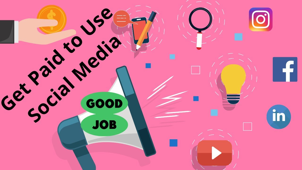 Get Paid To Use Social Media Facebook, Twitter And YouTube(Social