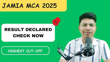 JAMIA MCA RESULT 2025 DECLARED | Check Now | LIVE Update by MCA GYAN