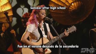 Video thumbnail of "Katy Perry - The One That Got Away HD Live Subtitulado Español English Lyrics"